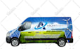 create a professional van wrap design or car wrap