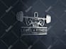 do minimilist fitness gym sports health logo
