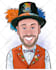 draw a beautiful cartoon portrait