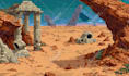 create detailed pixel art backgrounds and environments