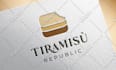 design bakery logo or cake brand in watercolor or hand drawn