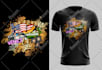 create custom typography t shirt design
