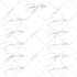 do handwritten logo, scripted, cursive signature and autograph