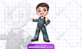 draw cute anime chibi art character design
