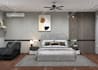 create modern bedroom interior design and realistic 3d rendering