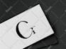 do initial letter word mark monogram custom text based logo