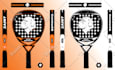 design professional padel and beach tennis rackets with 3d mockups
