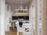 do interior design and 3d rendering for bedroom living room and kitchen