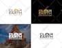 design modern real estate, construction logo