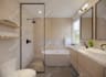 create 3d rendering bathroom design by sketchup