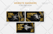design professional web banners for website, slider