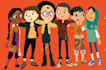 design cartoon comic book vector tracing comic illustration