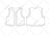 create a detailed technical drawing,cad for your garment