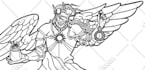 do black and white illustration, line art, vector art,tattoo, merch, book design