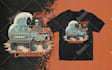 make best illustration in vintage and retro styles