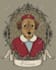 do pet portrait with cute clothes in vintage renaissance