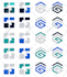 design modern combination mark and abstract logo design