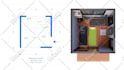 create detailed 3d floor plan render for real estate