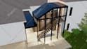 do amazing  3d rendering exterior design from your 2d files