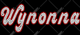 do an awesome rhinestone and glitter design for you