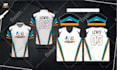 design sublimation jersey mockup and print ready pattern