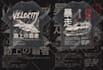 create vintage streetwear t shirt design and clothing graphic illustration