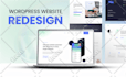 design, or redesign wordpress website development with elementor
