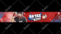 design clean anime themed banner