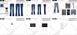 create premium denim jeans jacket and shorts factory ready tech pack