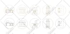 design vector icon set for your website