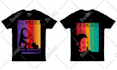 do retro vintage t shirt design and custom t shirt