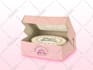 create cake, cupcake, bakery, restaurant logo with mockup