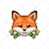 create pixel art design, icon, item, character