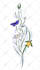 make black ink illustration simple tattoo design in my style