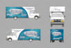 draw vector vehicle blueprint template for wrap printing