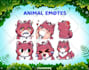draw custom animal emotes for twitch youtube discord tiktok