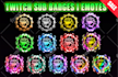 design custom sub badges or emotes for your twitch channel