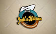 design food and restaurant 3d business logo