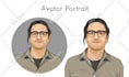 draw an avatar cartoon portrait from your photo