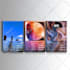 design custom canvas wall art, poster design high quality