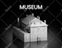 model 3d low poly building for you in blender