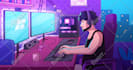 create cartoon background illustration