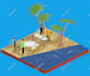 create model low poly 3d building for you in blender