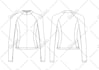 make fashion technical flat drawings cad sketches