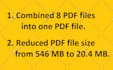combine PDF in one hour