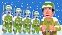 draw your characters in flat design