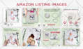 create amazon listing images, a plus content and video