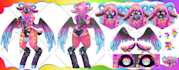 design characters or reference sheet