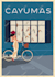 create vintage poster art deco style