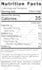 create fda, cfia, eu, fsanz compliant nutrition facts label